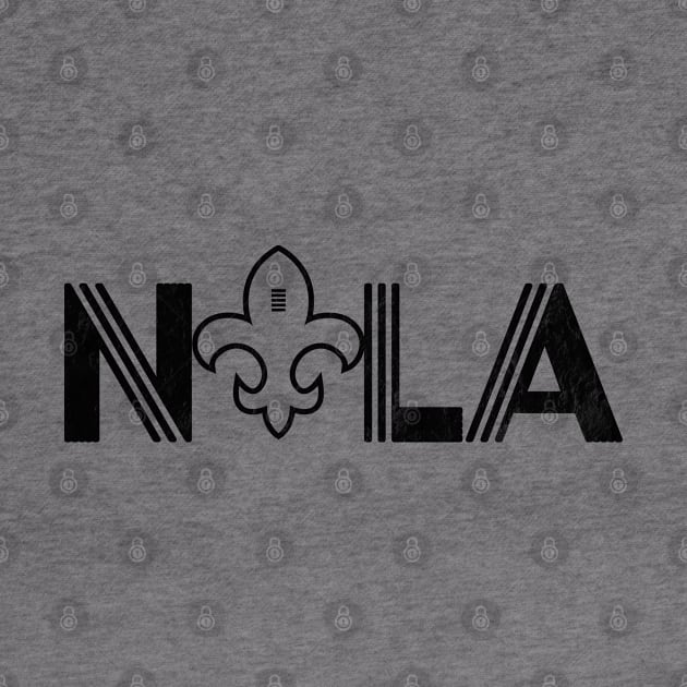 NOLA | New Orleans Football Vintage Louisiana Saint retro by Attia17